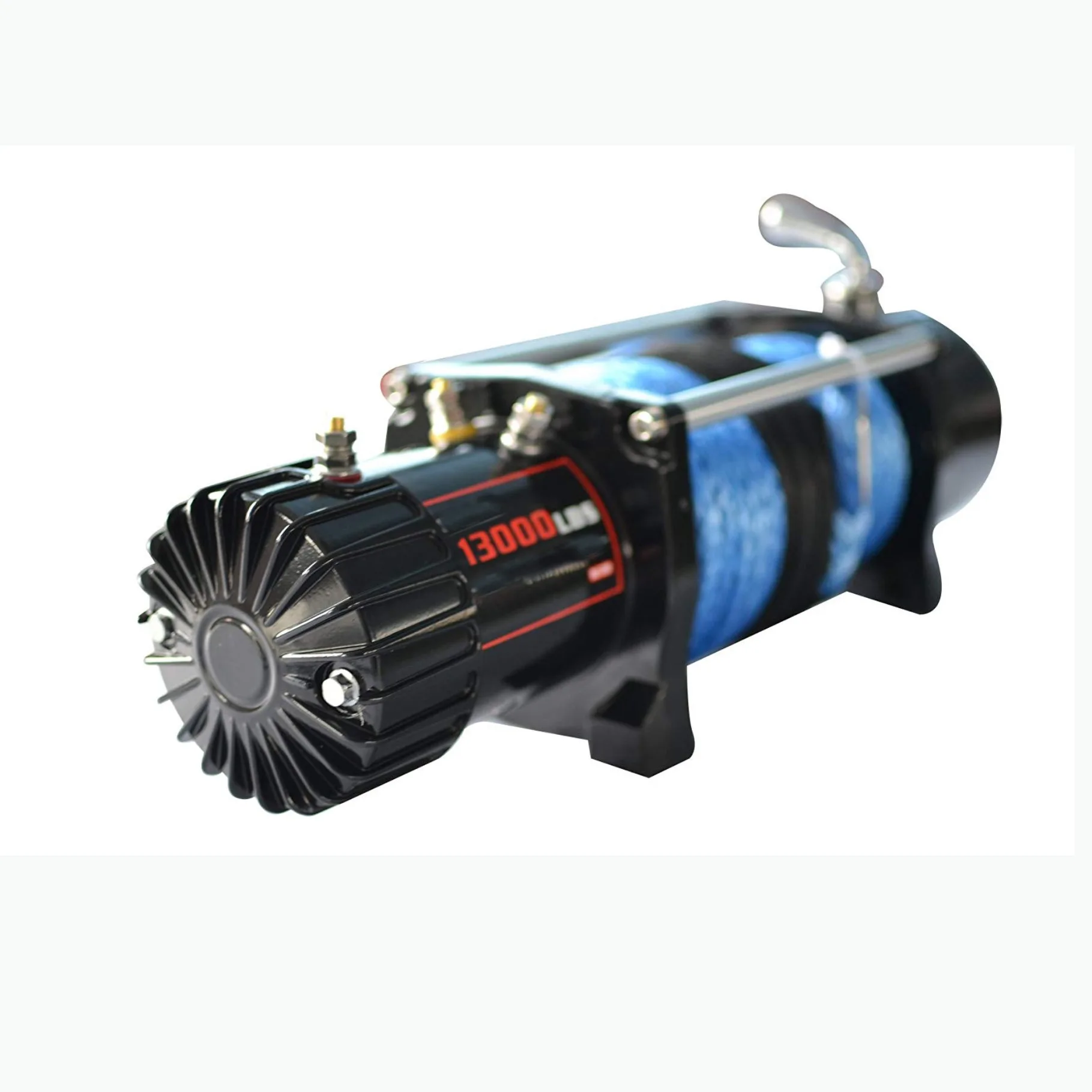 12V/24V Car Motor Vehicle Off-Road Vehicle Jeep Winch 13000LB Nylon Rope Type Car Electric Winch