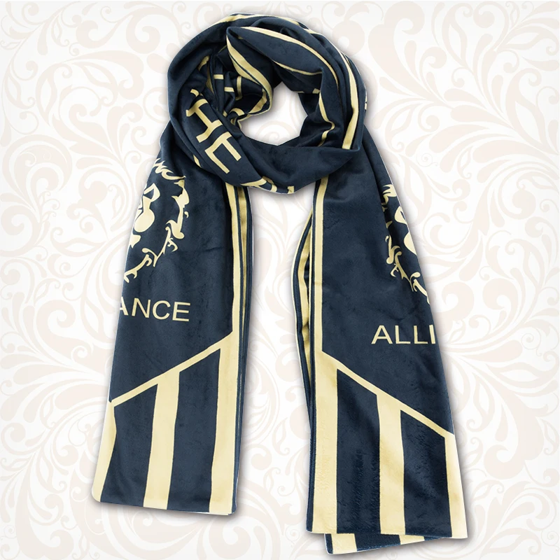 Horde Alliance Sword Art Online Scarf Autumn Winter Warm Plush Scarf Xmas Gift