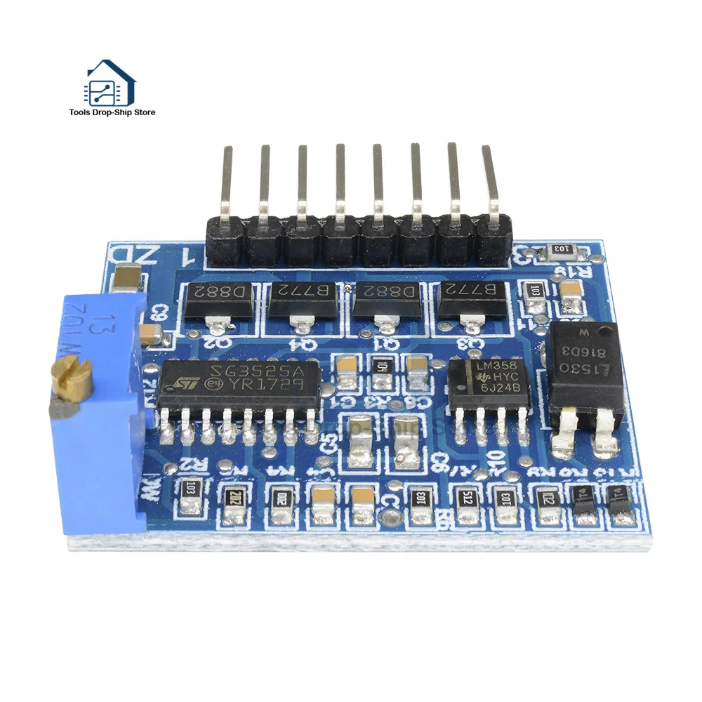 SG3525 LM358 Inverter Driver Board Mixer Preamp Drive Board High Frequency 12V-24V 1A Adjustable