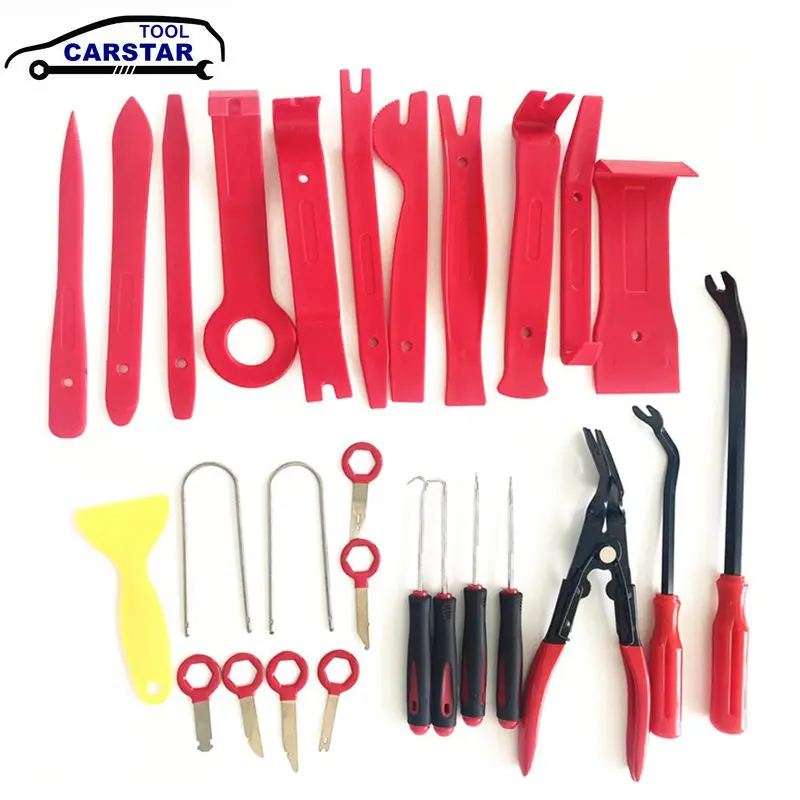 

Car Pry Tool Disassembly Hand Tool Car Radio Removal Tool Door Panel Set Removal Tool Kit Car Door Tools
