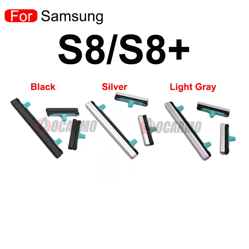 For Samsung Galaxy S8 S9 S10 Plus S8+ S9+ Volume Up Down Power On Off Side Key Button For Samsung Note 10 Replacement Parts