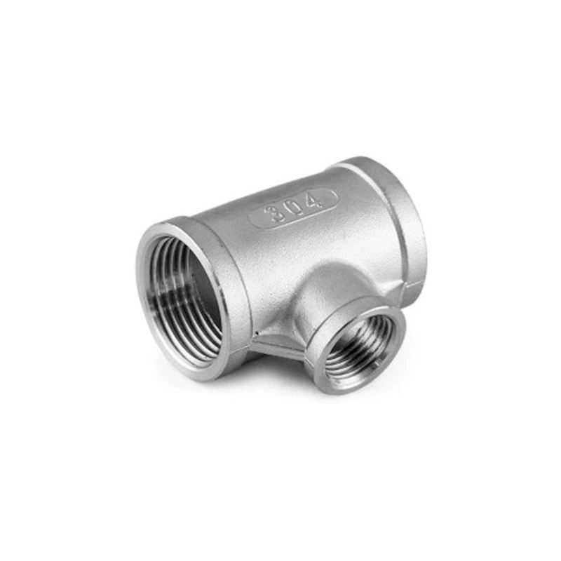 

1/4'' - 2'' BSP Female Thread Reducing Tee Type 304 Stainless Steel DN6 - DN50 Water Casting Pipe Fitting Joint 3 Ways Connector