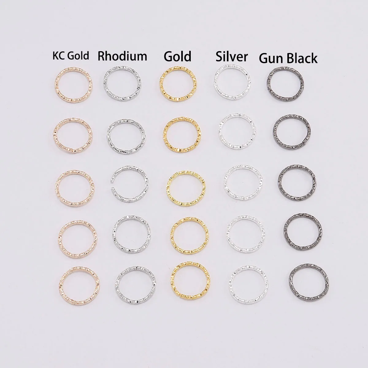 50-100 teile/los 8-20mm Runde Jump Ringe Verdreht Öffnen Split Ringe Jump Ringe Stecker Für DIY schmuck Zeug Ergebnisse Liefert – Detail 12