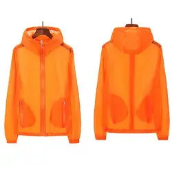 60%HOTUnisex Summer Pockets Zip Hooded Windproof Sun Coat Fishing Jacket