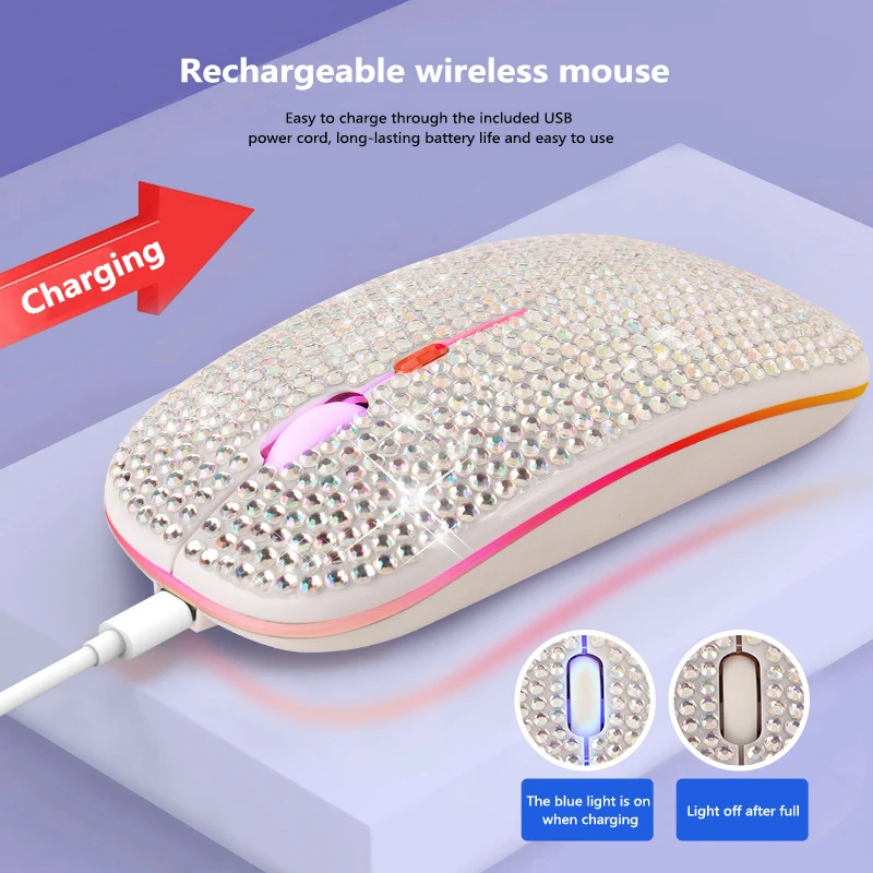 Wireless Mouse Abs Adjustable 2.4g Mouses Gaming Mice Consumer Electronics Silent Mouse Rechargeable Usb Mice 1600dpi