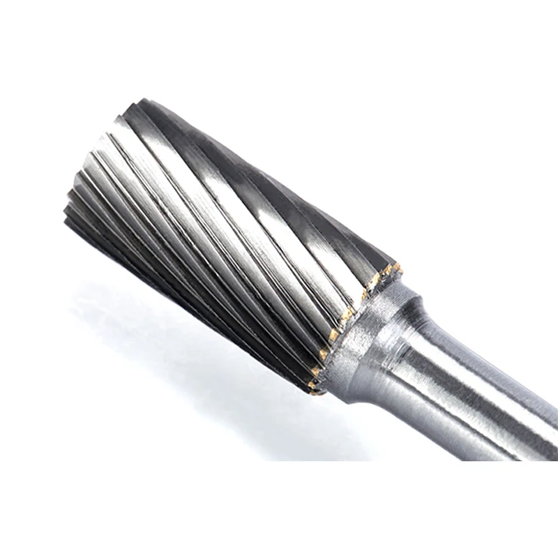 UCHEER mata Gerinda baja Tungsten, mata Router logam alat ukir perangkat keras baja Tungsten, mata bor putar 6mm TypeA/D untuk kaca Kayu 1 buah/set