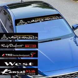 Personalized Car Stickers Auto Front Windshield Stickers Reflective Car Tuning Vinyl Decal Automobile Decoration Stickers