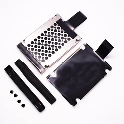 New Hard Drive Bracket Caddy Frame with Rubber Rail Screws 9MM T60 T61 T410 T410S T400 T500 X60 X61 Laptop HDD Caddy
