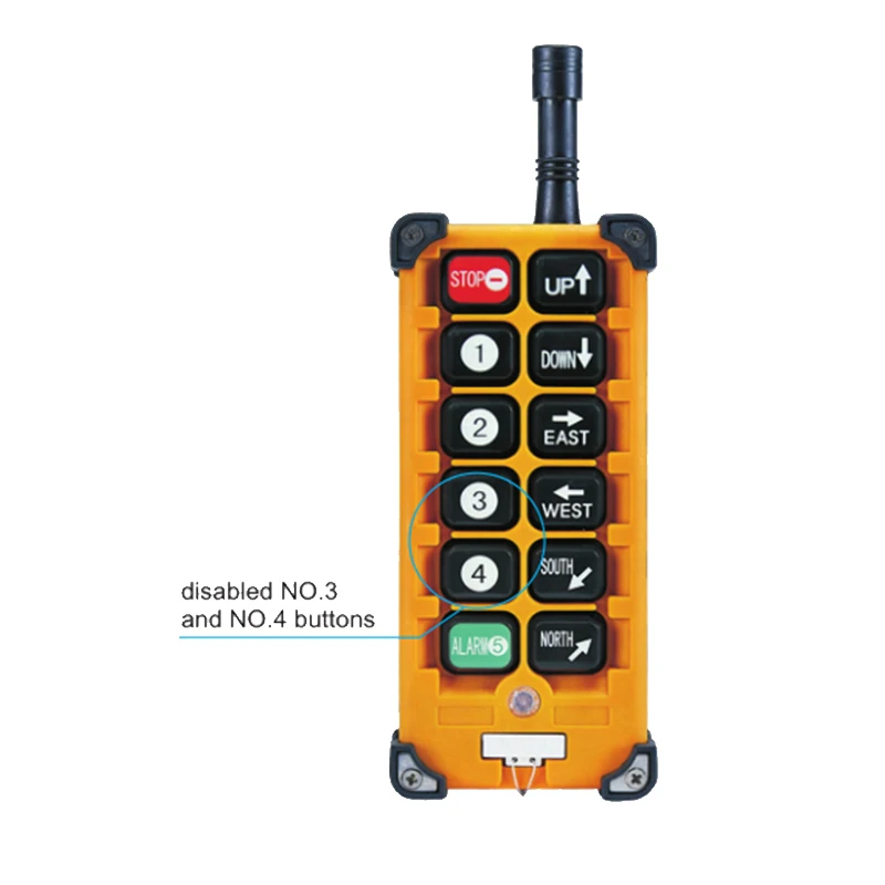 F23 A++（S) 24V 36V 220V 380V Telecontrol AC Industrial Wireless Radio remote controller switch  Hoist Crane Push Button Switch