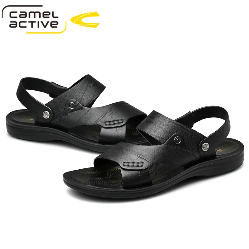 Camel Active 2021 New Brand Genuine Leather Shoes Summer New Large Size 47 Men Sandals Men Sandals Fashion Sandals And Slippers