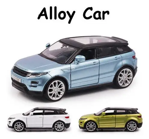 

Alloy Car Model 1:35 For Evoque Diecast Toys pull back Vehicle Collection Kid Gifts Supercar Mode