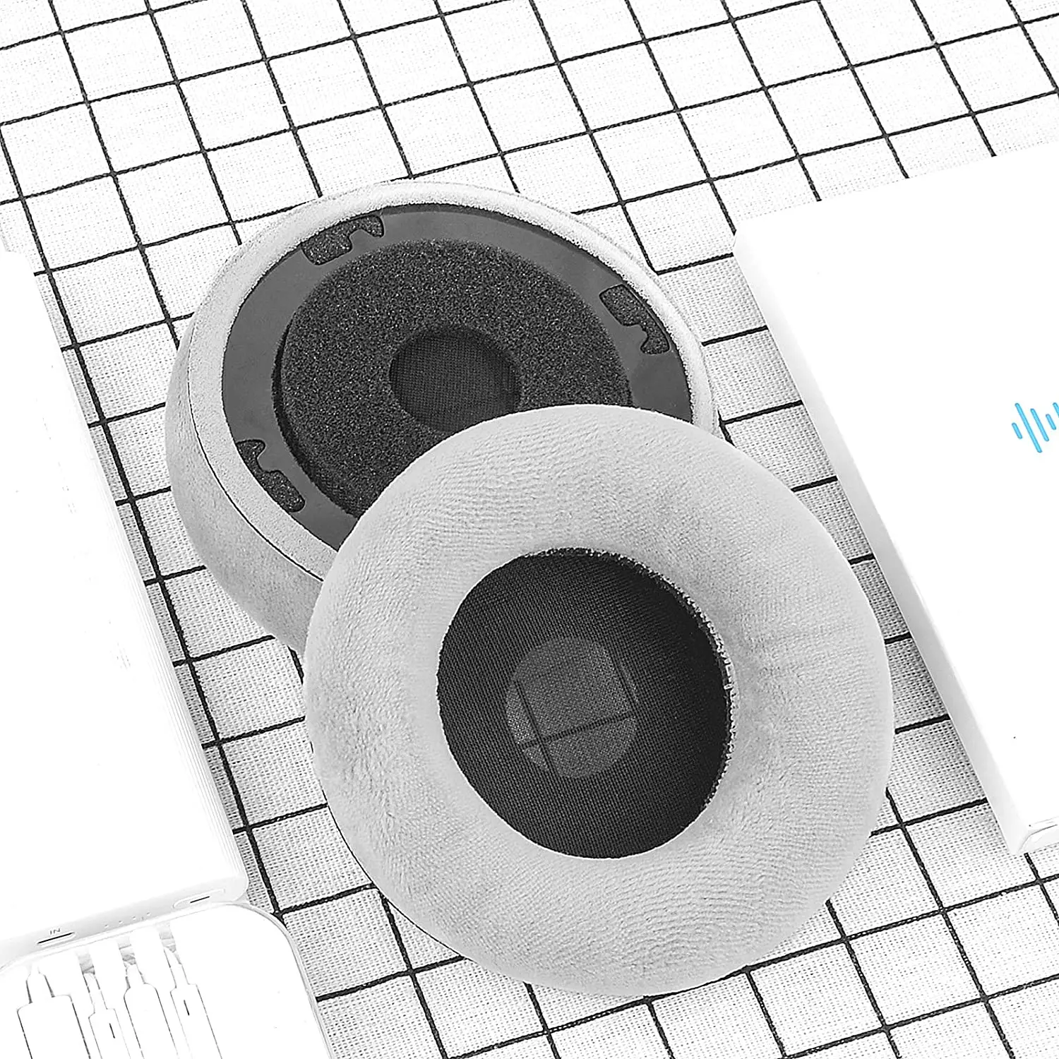 Almofadas de substituição de veludo conforto para akg k701, k702, q701, q702, k601, k601, k612, k712 fones de ouvido almofada de orelha peças de reparo