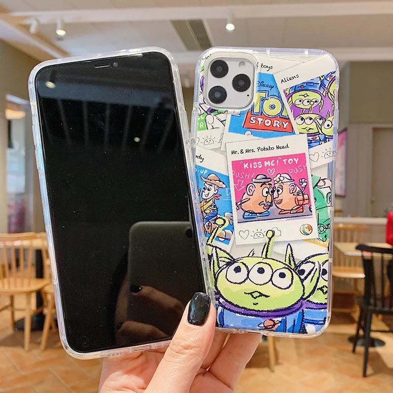 Funny Disney Phone Case for Apple IPhone 7 8 SE2 7Plus 8Plus XS Max 11 Pro 12 Pro TPU Phone Back Cover Cute Cartoon Shell Gifts