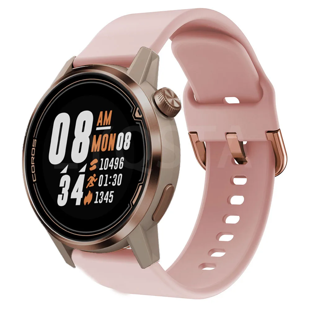 22 20 مللي متر الرسمي سيليكون الفرقة ل COROS APEX برو/بيس 2 حزام الساعات ل APEX 42 46 مللي متر معصمه استبدال سوار سهلة التركيب