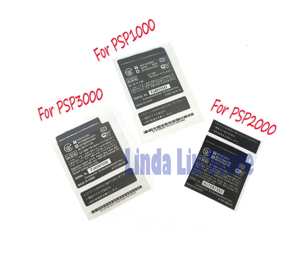 10 قطعة ملصقات لاصقة بديلة لـ PSP 1000 PSP 2000 PSP 3000 وحدة التحكم بطاقة لاصقة مانعة للتسرب ملصق الضمان JP إصدار HK الأمريكي