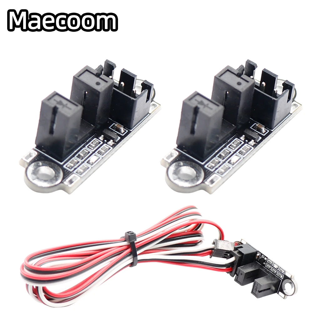 5/10pcs Optical Endstop 3D Printer Parts Optical Switch Sensor Photoelectric Light Control Limit Endstop Switch Module 1M Cable