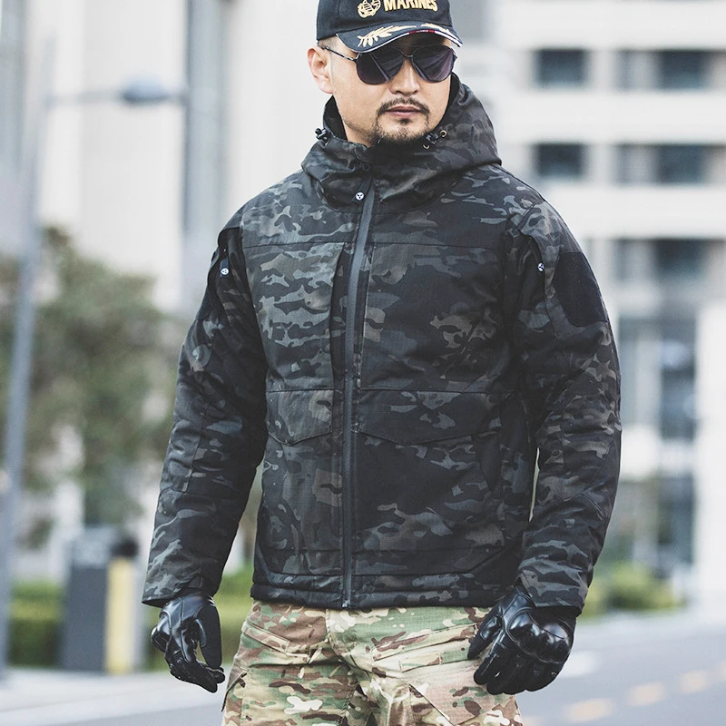 Winter Outdoor Jackets Men Tactics Consul Archon Heat Reflective Warm Windproof Waterproof Camouflage Coats Hooded Camo Parkas