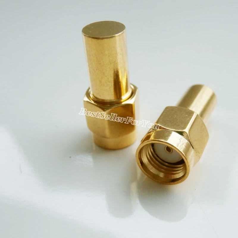 1Pcs RP SMA Connector 1W RPSMA Connector 1watt Male Plug RF Coaxial Termination Loads DC- 3.0GHz 50 Ohm Dummy Load