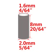 Copper Fishing Tube Crimp Sleeves 100pcs #5