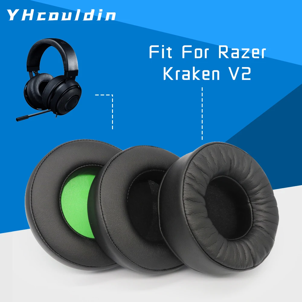 Replacement Earpads For Razer Kraken 7.1 V2 Headphone Accessaries Ear Cushions Pads