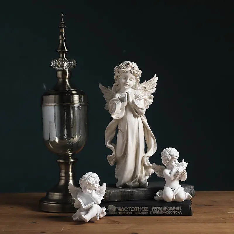 Figurines statue sculpture House living room home decor decorative Angel craft decorations angel