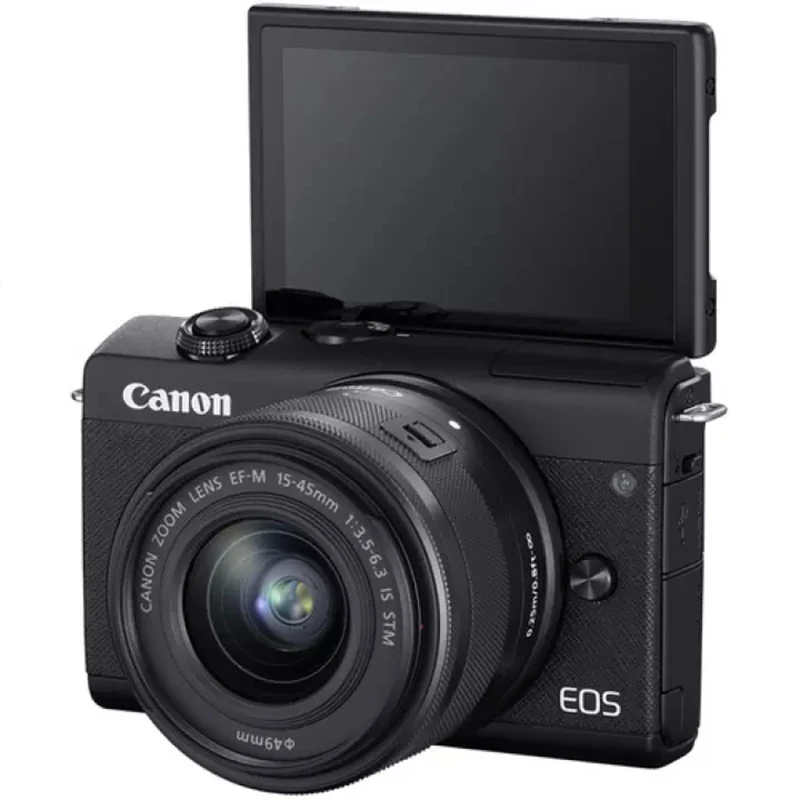 Canon M200 Mirrorless Digital Camera With 15-45mm Lens Vlogging Camera