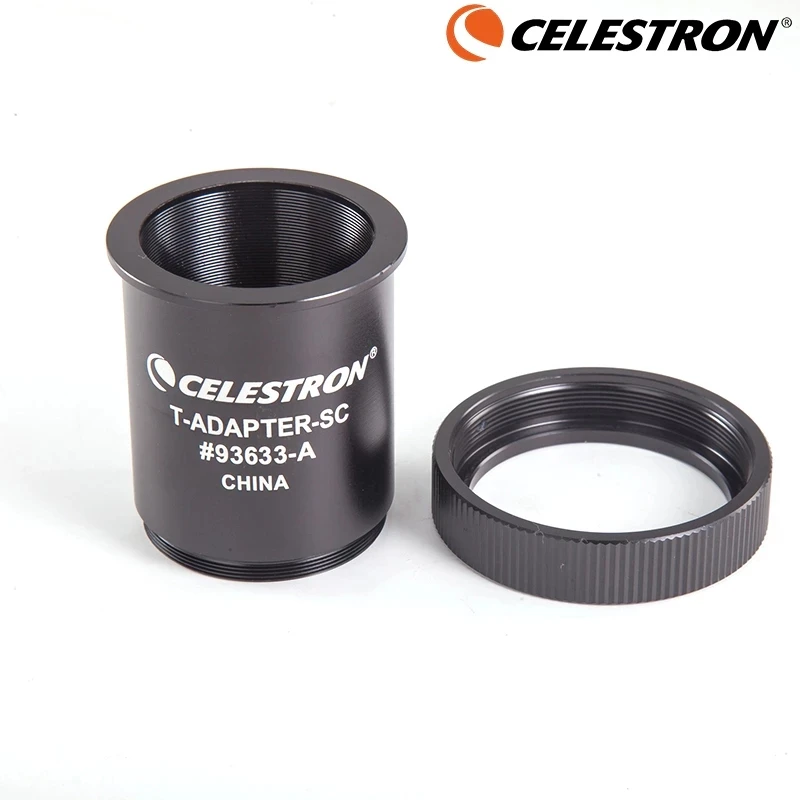 Celestron T-Mount Adapter for Schmidt-Cassegrain Telescopes with T-Ring For Nikon Canon Camera Attachment