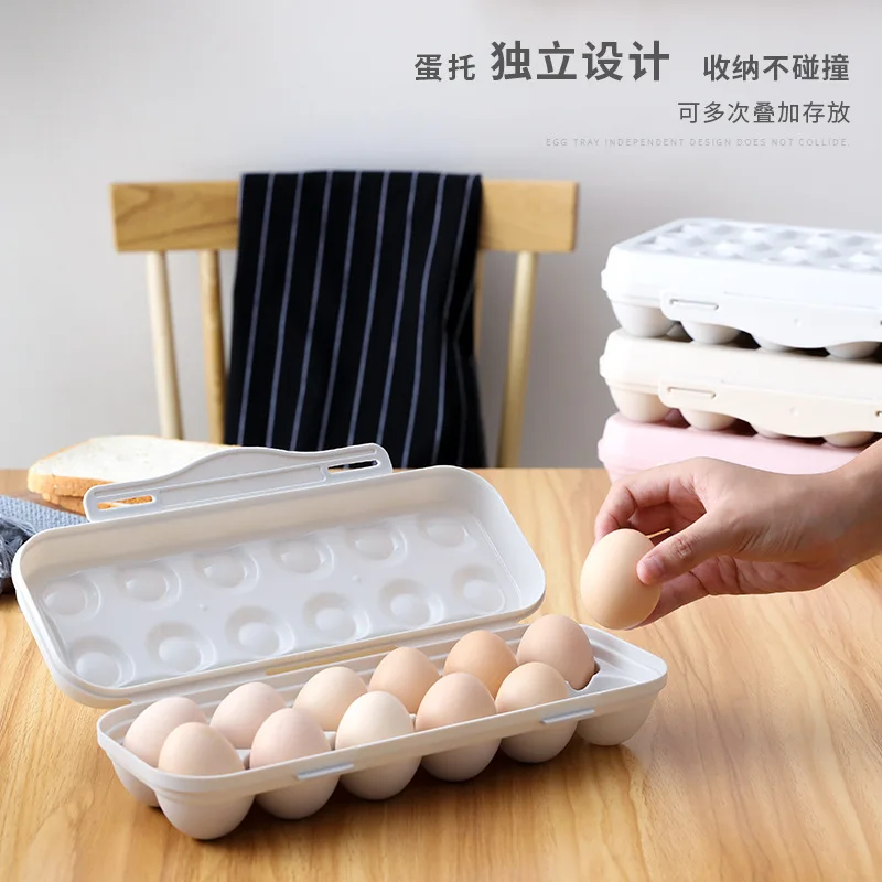 12 Grid Outdoor Camping Egg Holder Hiking Picnic Tableware BBQ Egg Container Travel Egg Storage Boxes Refrigerator Egg Tray