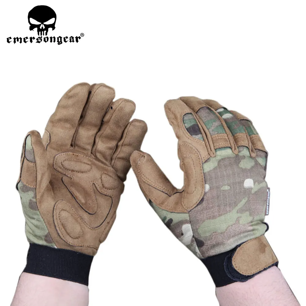 

Emersongear Tactical Full Finger Gloves Paintball Airsoft Combat Shooting HikingProtective Anti-skid Hunting EM5368