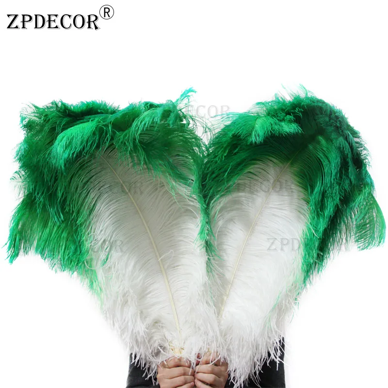 Factory Wholesale 70-75 cm Large Size Double color Ostrich Feathers