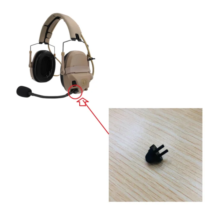 FMA AMP Tactical Noise Reduction Headset, Team Wendy Helmet Connection Screw Dedicated Accessories