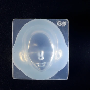 85LF وجه الإنسان دمية ثلاثية الأبعاد الايبوكسي الراتنج قالب الروائح الجص سيليكون قالب DIY بها بنفسك الحرف الحلي الديكور صب أدوات