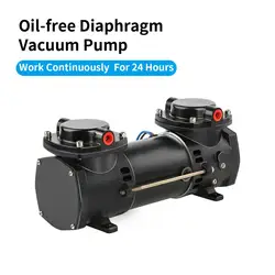 160W Small Electric Vacuum Pump 70L/MIN Mini Diaphragm Vacuum Pump Micro Air Liquid Pumpper Professional Pump Equipment GZ-35B