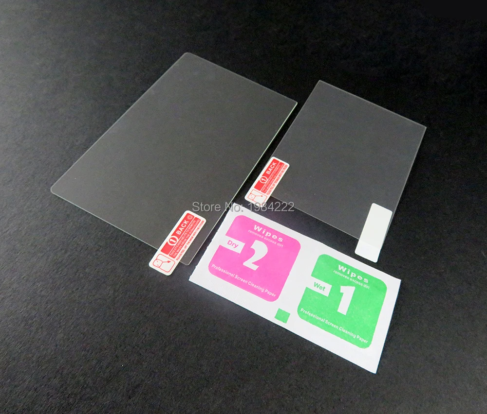 1 مجموعة 2in1 الزجاج العلوي أسفل HD واضح طبقة رقيقة واقية سطح الحرس غطاء ل 3DS XL/LL 3DSXL/3DSLL LCD واقي للشاشة الجلد