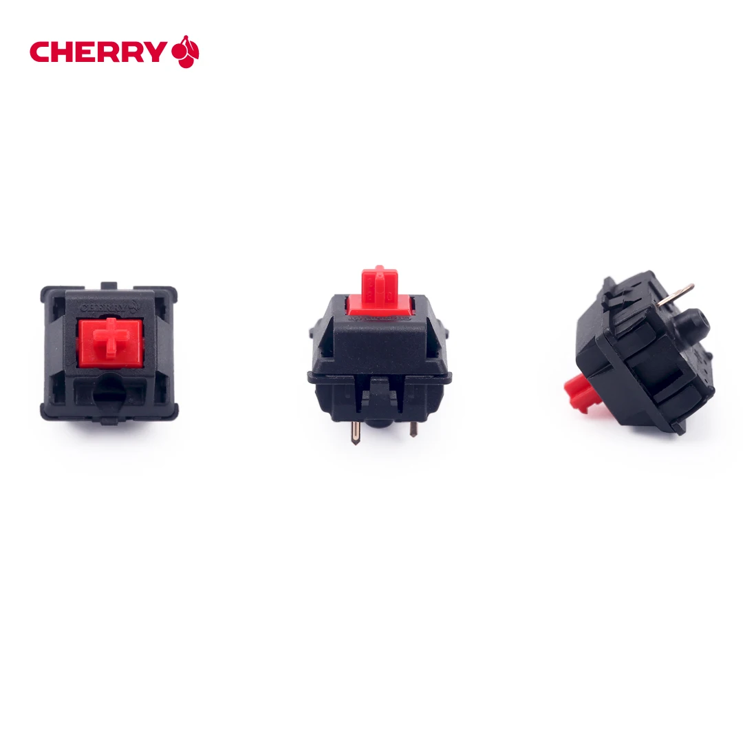 Original Cherry MX Mechanical Keyboard Switch Silver Red Black Blue Brown Gray Axis Shaft Switch 3-pin Cherry Clear Switch