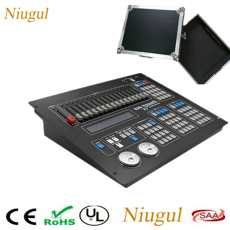 

Sunny 512 DMX Console For LED Par Light Moving Head Beam Light /DMX512 Controller With Flight Case DMX DJ Lighting Controller