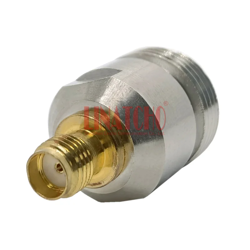 RF 50Ohm Coaxial Copper N Female to SMA Female Antenna Adapter Connector