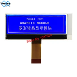 small mini 240x64 24064 COG LCD display graphic module UC1698u SPI serial 1u case  TD-20 repair LG240644