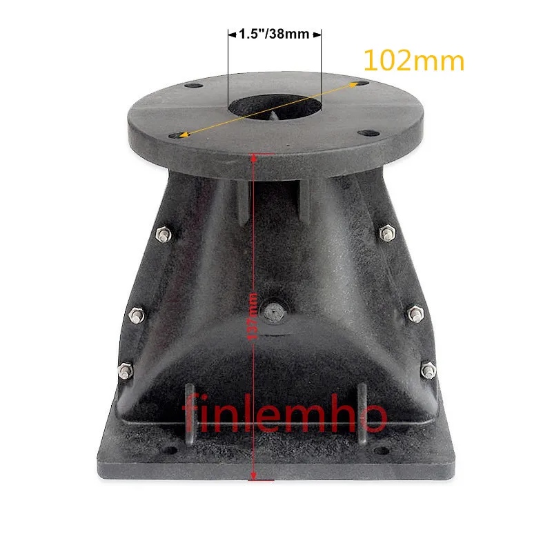 1PC DJ Speaker Line Array Horn Tweeter Waveguide 1.5 Inch Throat For HiFi Car PA System Home Theater Professional Mixer Audio