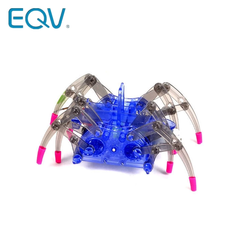 Spider Toys DIY Assemble Intelligent Electric Robot Toy Kids Educational DIY Toys Kit Assembling Building Puzzle Toys Gift