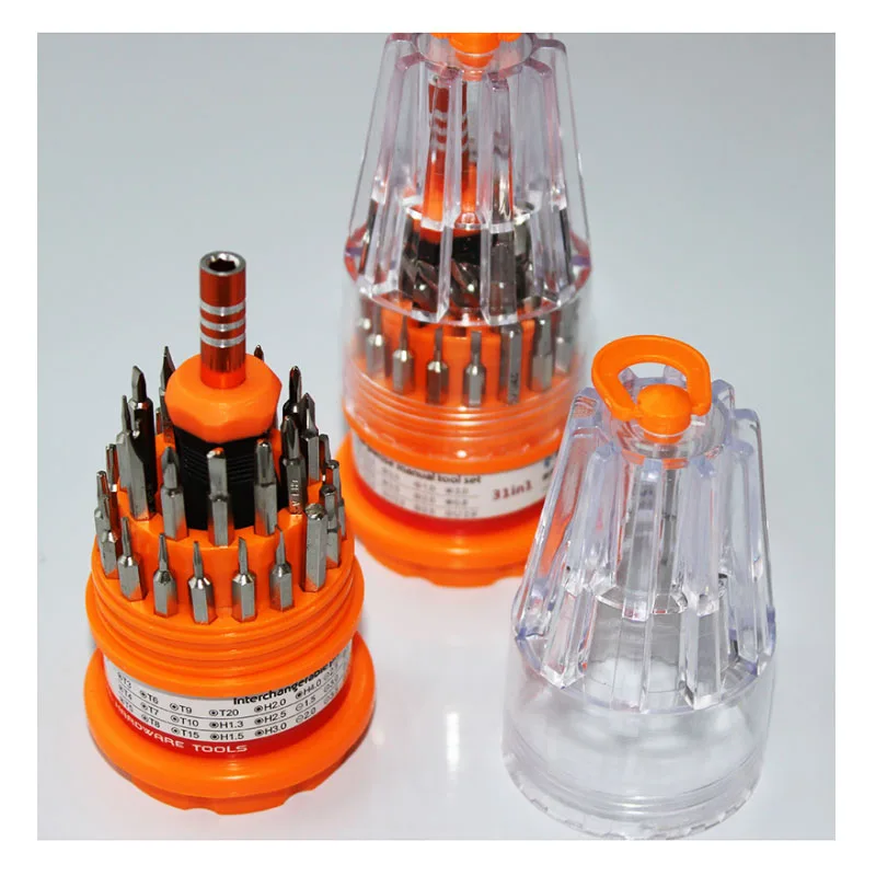 31 In 1 Screwdriver Set Precision Mini Magnetic Screwdriver Bits Kit Phone Mobile IPad Camera Maintenance Tool Repair