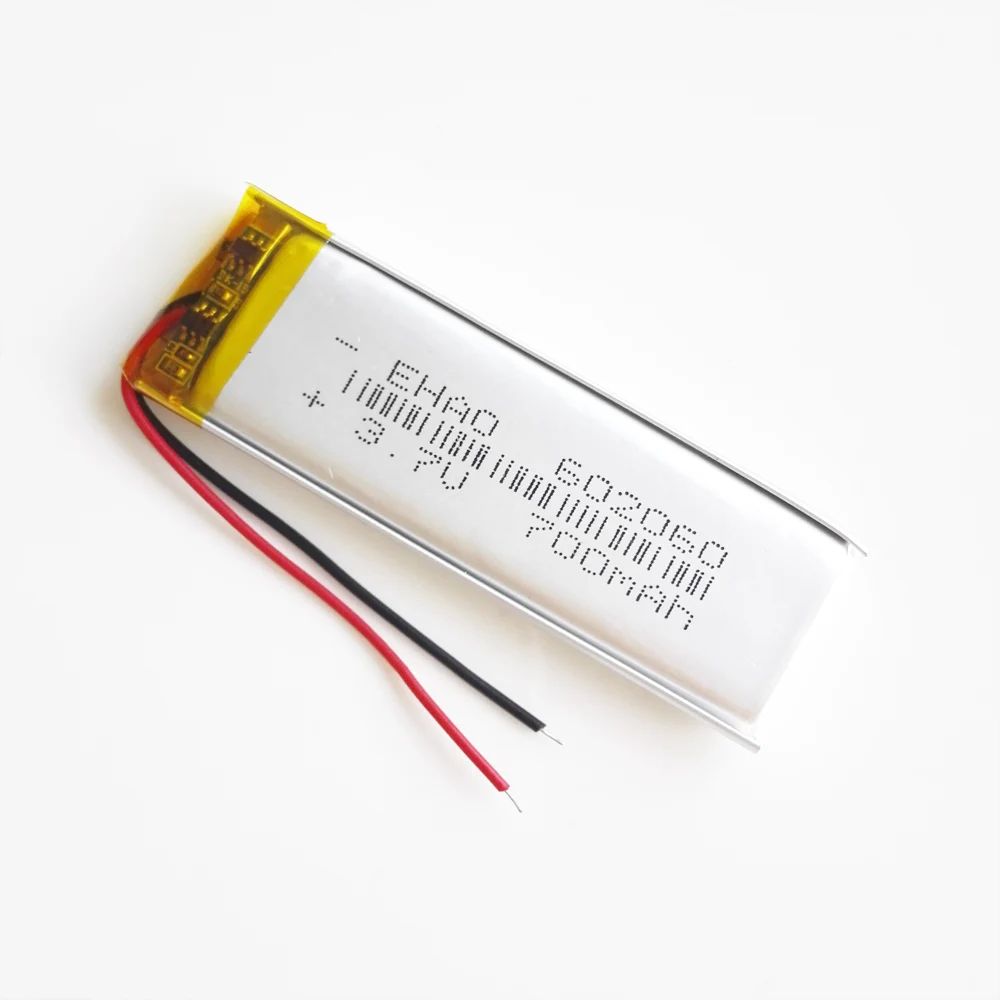 3.7V 700mAh Lithium Polymer LiPo Rechargeable Battery 602060 For Mp3 GPS Bluetooth E-book Power Bank Bluetooth Speaker