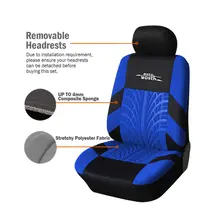3 Color Car Seat Covers Set #3