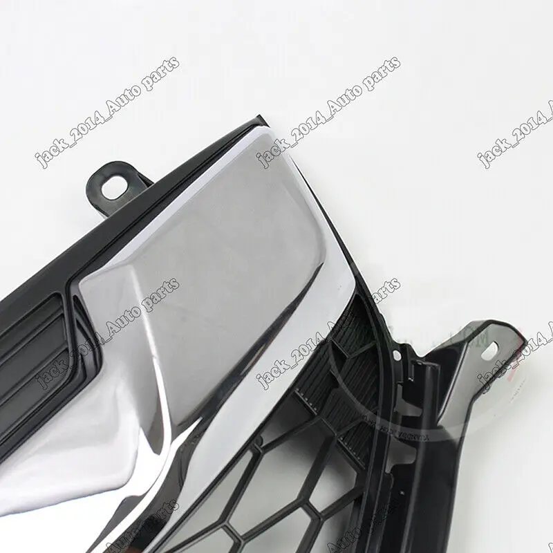 Front Hood Grille Grill Vent Hole Trim ABS Chromed For Honda Odyssey 2009-2014