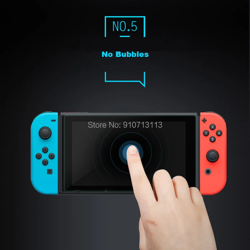 50pcs Protective Glass for Nintend Switch Tempered Glass Screen Protector for Nintendo Switch NS Accessories Screen Protection