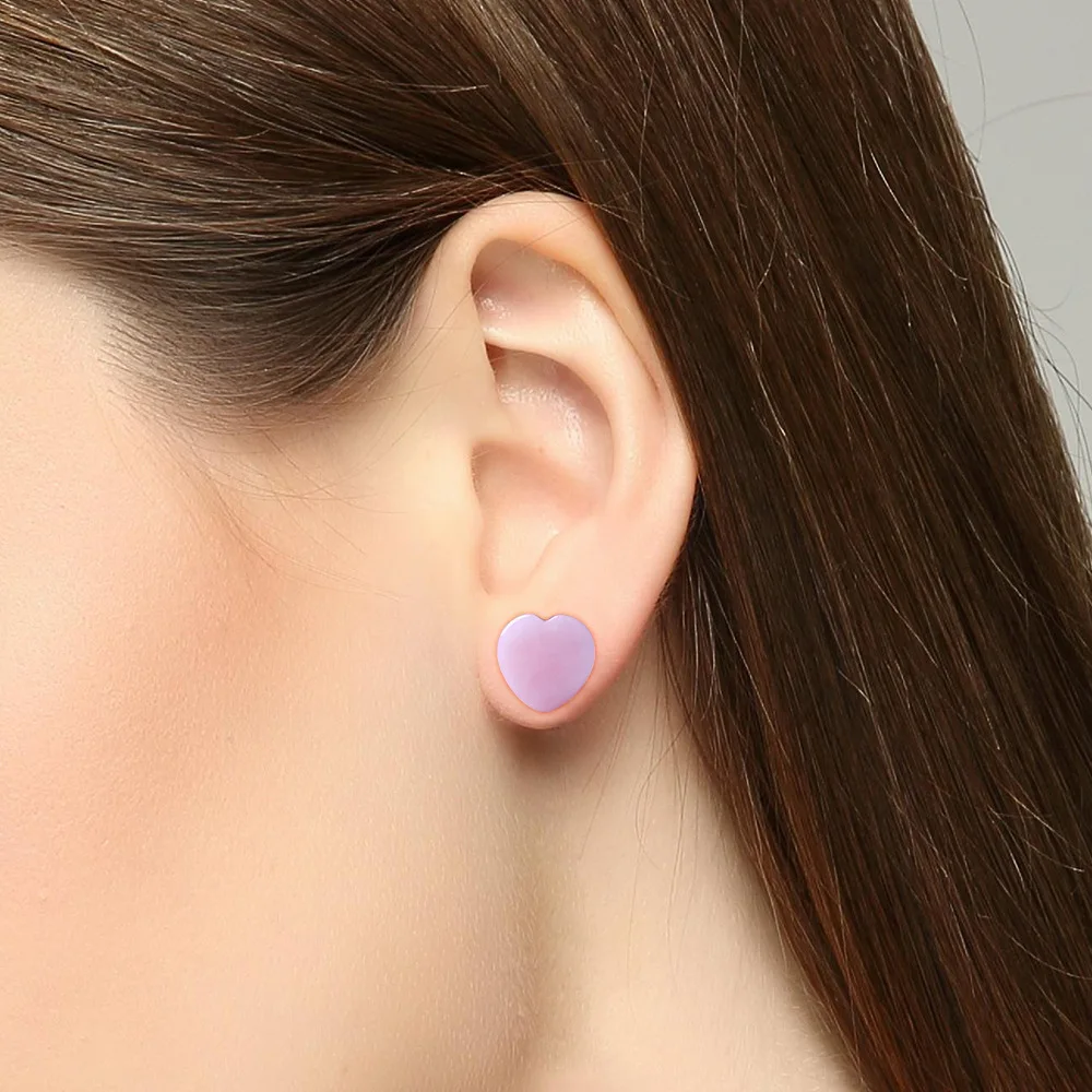 2PCS 6-20mm Stone Ear Piercing Ear Plugs and Tunnels Pink Creative Stone Ear Expanders Stretcher Piercing Earrings