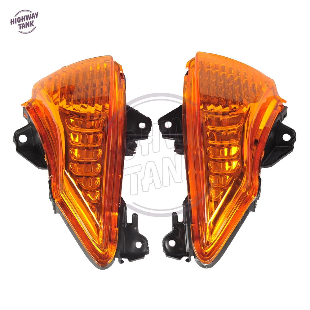 

Orange Lens Motorcycle Turn Indicator Signal Winker Case for Kawasaki ER6N ER6F ER6R 2009-2011