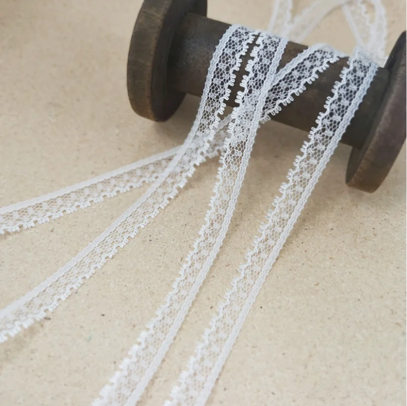 5 متر/وحدة عرض 0.8 سنتيمتر عالية الجودة منقاد رمش نقطة الدانتيل زين تريم الشريط DIY الملابس اللباس BJD اكسسوارات