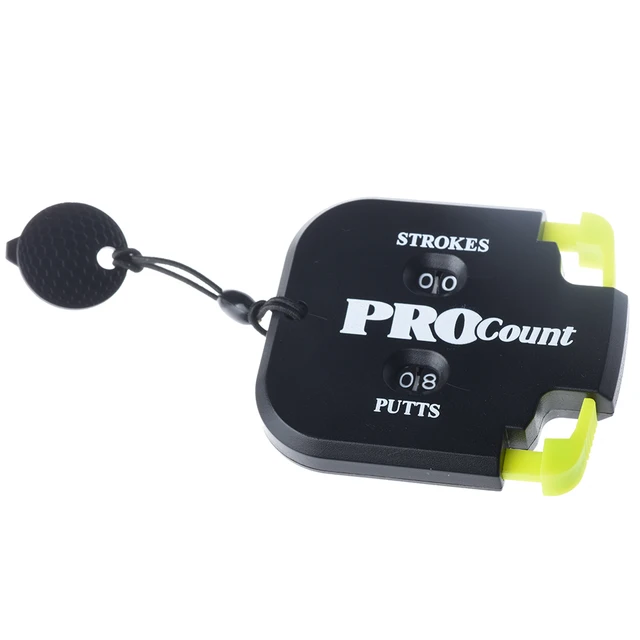 1Pcs Zeroable Mini Handy Golf Shot Count Stroke Putt Score Counter Dwucyfrowy licznik punktów z breloczkiem do kluczy Łatwe powrót do zera