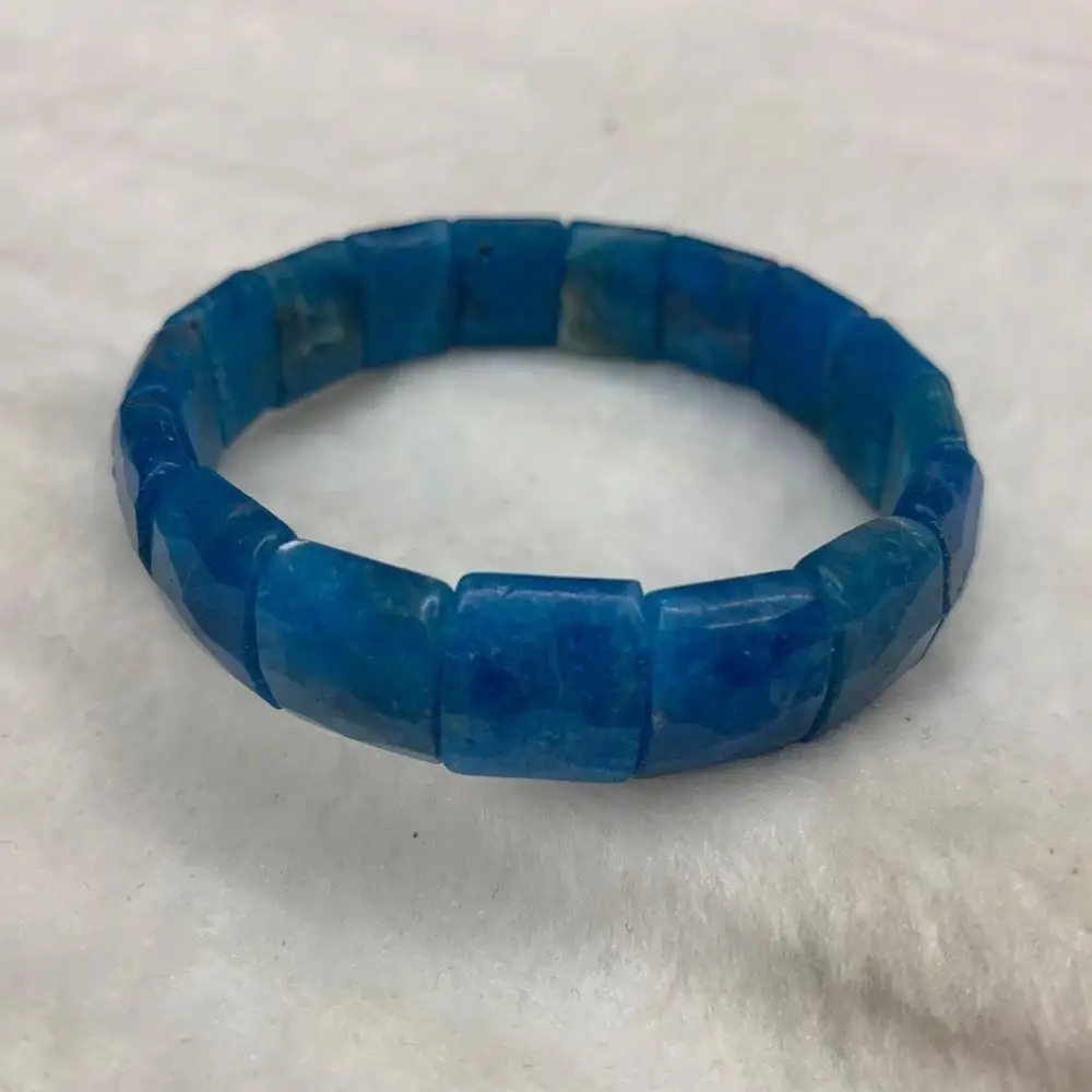 

AA Grade natural apatite stone beads bracelet natural gem stone bangle charming jewelry for woman for gift wholesale !